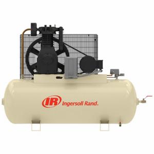 INGERSOLL-RAND 247PD7.5-V (460-3-60) Elektrischer Luftkompressor, 7.5 PS, 2-stufig, horizontal, 80-Gallonen-Tank, 25.8 Cfm, 460 VAC | CR4PHB 786FG3