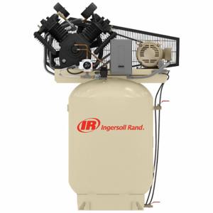 INGERSOLL-RAND 447PK10-P (230-3-60) Elektrischer Luftkompressor, 10 PS, 2-stufig, vertikal, 120-Gallonen-Tank, 36.5 Cfm, 230 VAC | CR4PFU 786FH9