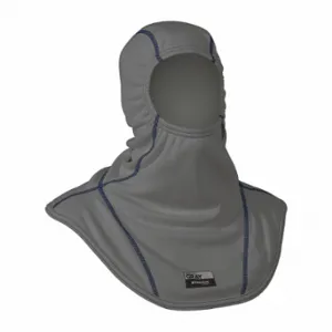 INNOTEX INNOTEX GRAY 25 Fire Hood, PBI/Lenzing FR, Universal, 21 Inch Length, Tan/Blue, 8 oz Fabric Wt | CR4QBG 55AA02