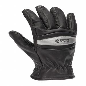 INNOTEX INNOTEX885B Firefighters Glove, Kangaroo Palm, L Size, Black, Wristlet Cuff, 1 Pair | CH6PQJ 54ZZ82