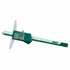 INSIZE 1141-300A Electronic Depth Gauge, 0 to 12 Inch Range, 0.0005 Inch Resolution, SPC Output | CF2JEN 55VM66