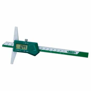 INSIZE 1141-200A Electronic Depth Gauge, 0 to 8 Inch Range, 0.0005 Inch Resolution, SPC Output | CF2JED 55VM65