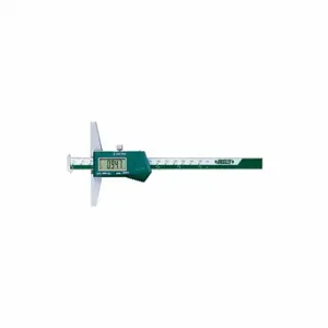 INSIZE 1144-150A Blade-Style Digital Depth Gauge, 0-6 Inch/0 mm to 150 mm Range | CR4RDM 54XJ04