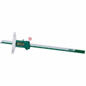 INSIZE 1147-300WL Digital Depth Gauge, 0 Inch To 12 In/0 mm To 300 mm Range, ±0.03 mm Accuracy, Full Base | CR4QWD 783DU4