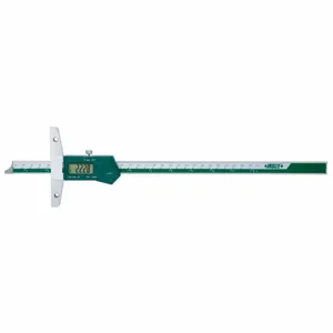 INSIZE 1147-150 Electronic Depth Gauge, 0 to 6 Inch Range, 0.0005 Inch Resolution, SPC Output | CF2JEF 55VM61