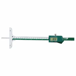 INSIZE 1148-200E Electronic Depth Gauge, 0 to 8 Inch Range, 0.0005 Inch Resolution, SPC Output | CF2JEE 55VM71