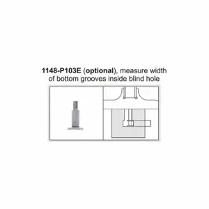 INSIZE 1148-P103E Depth Gauge Disk Point, Disk | CT4HAW 55VM72