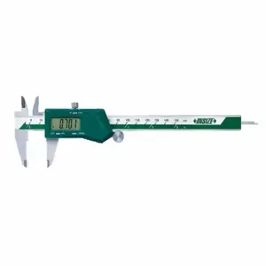 INSIZE 1193-300 Ceramic Jaw 4-Way Digital Caliper, 0-12 Inch/0 to 300 mm Range | CP4QAW 408P34