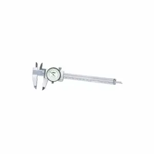 INSIZE 1312-200A Metric Dial Caliper, 0 to 200 mm Range, +/-0.03 mm Accuracy, 0.02 mm Dial Graduation | CR4QQU 55VP55