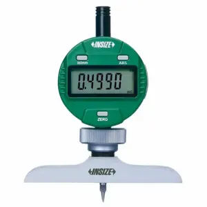 INSIZE 2141-201A Electronic Depth Gauge, 0 to 12 Inch Range, 0.005 Inch Resolution | CF2JEK 55VM74