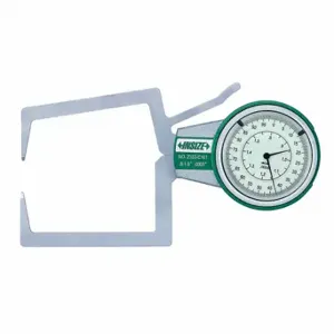 INSIZE 2333-E24 External Dial Caliper Gauge, 1.6 to 2.4 Inch Range, +/-0.0012 Inch Accuracy, Lever | CQ8GQY 409L86