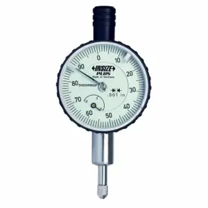 INSIZE 2832-02 Dial Indicator - Lug Back, 0 Inch To 0.2 Inch Range, Continuous Reading | CR4TFT 409L46