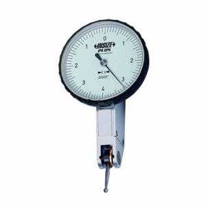 INSIZE 2834-008 Horizontal Dial Test Indicator, Horizontal, 0 Inch to 0.008 Inch Range, 0-4-0 Dial Reading | CR4QTG 409L50