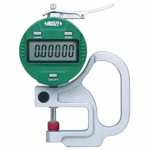 INSIZE 2871-10 Electronic Thickness Gage, 0 to 0.400 Range, 0.0005 Inch Resolution | CF2JDU 55VN11