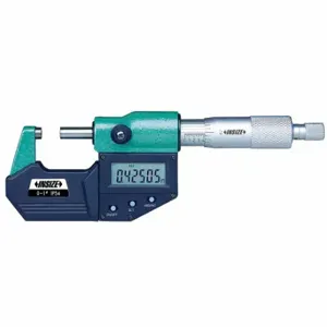 INSIZE 3108-8 Digital Outside Micrometer, 175 to 200 mm/7 Inch to Inch Range, IP65 | CR4QZM 462U02