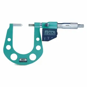 INSIZE 3588-33E Digital Disk Brake Micrometer, Digital, 0.3 Inch To 1.3 In/7.6 To 33 mm Range | CV2RVX 462W54