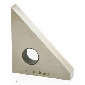 INSIZE 4002-A45 Angle Gage Block 45 Deg, 45 Deg Nominal Size, +/- 2 seconds Tolerance, 2.953 Inch Face | CR4QHP 462Y14