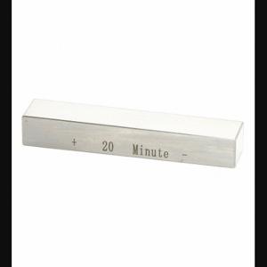INSIZE 4002-B20 Angle Gage Block 20 min, 20 min Nominal Size, +/- 2 seconds Tolerance, 2.953 Inch Face | CR4RBX 462Y18