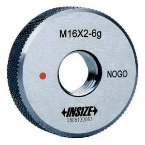 INSIZE 4120-56N Threaded Ring Gauge, M56 x 5.50 Thread Size, No-Go Minus, 6G Thread Class, Metric | CR4RWP 463M91