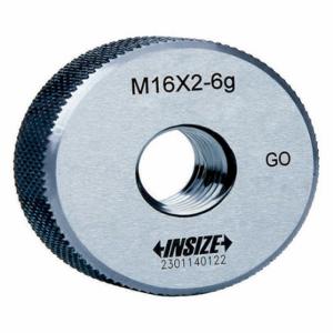 INSIZE 4120-42 Threaded Ring Gauge, M42 x 4.50 Thread Size, Go Plus, 6G Thread Class, Metric, Tool Steel | CR4RWD 463M80