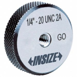 INSIZE 4121-102 Thread Ring Gage, Class 2A, Go, #10-32 Thread Size, UNF | CE9DQZ 55VN19