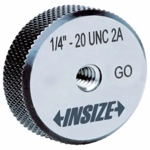 INSIZE 4121-81 Thread Ring Gage, Class 2A, Go, #8-32 Thread Size, UNC | CE9DQW 55VN51