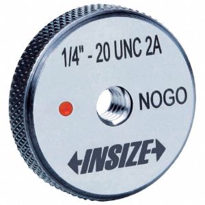 INSIZE 4121-7D2N Thread Ring Gage, Class 2A, No Go, 7/16 to 20 Thread Size, UNF | CE9DPM 55VN50