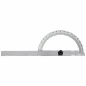 INSIZE 4799-1120 Manual-Reading Protractor, 0 Deg to 180 Deg. Range, 1 Deg. Graduations | CR4TYX 463C11