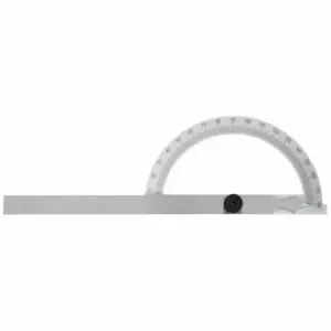 INSIZE 4799-1120 Manual-Reading Protractor, 0 Deg to 180 Deg. Range, 1 Deg. Graduations | CR4TYX 463C11