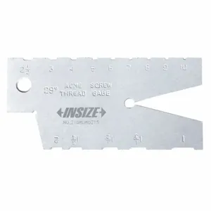 INSIZE 4812-E Thread Gage, 1-10 TPI Measuring Range | CE9DRA 55VN55