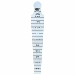 INSIZE 4833-3E Taper Gage, 1-3/16 to 1-3/4 Inch Measuring Range, 1/64 Inch Graduation | CE9DWP 55VN61