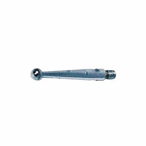 INSIZE 6284-92 Dial Test Indicator Stylus, 1 Pieces, Carbide Contact Point, Ball Contact Point, Case | CR4QRH 409L54