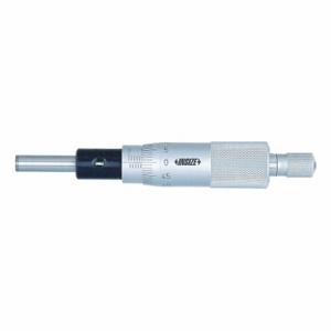 INSIZE 6381-25W Mechanical Micrometer Head, mm to 25 mm Range, 0.003 mm Accuracy, 1/4 Inch Spindle Dia | CR4THR 462V89