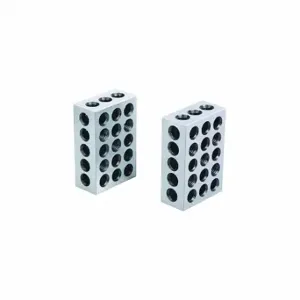 INSIZE 6531-5 Tri-Block, 1 Inch L x 2 Inch W x 3 Inch H, 23 Holes, 0.0001 Inch per 1 Inch Squareness | CR4QKA 409N71