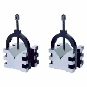 INSIZE 6802-1 V-Block Set, Grade ASME 0, 2 Pieces, Steel | CP4QBJ 463C21