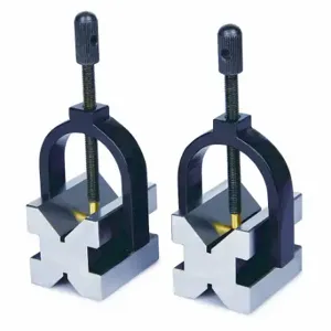 INSIZE 6896-14 V-Block Set, Grade ASME 0, 2 Pieces, Steel, 5 1/2 Inch Height - Inch | CP4QBP 463C47