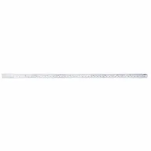 INSIZE 7110-1200 Steel Rule, Inch/Metric, 0.5 mm/1/16 in/1/32 in/1/64 in/1 mm, 48 Inch Length In, 1 | CR4UHR 409F02