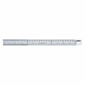 INSIZE 7110-3001 Steel Rule, Inch/Metric, 0.5 mm/1/16 in/12 in/1/32 in/1/64 in/1 mm, 12 Inch Length In | CR4UHW 409R91