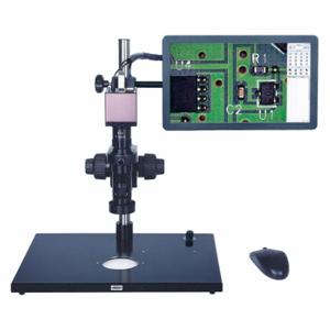 INSIZE ISM-DL301-U Digital Measuring Microscope, Binocular/Dual Adj Diopter, 100X/15X, Illumination | CQ8YRL 54XJ09
