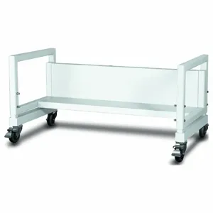 INSTOCK AHSC-60 Support Stand, Mobile, 42 Inch Heightt, 60 Inch Width, 36 Inch Dp, White, 2 | CR4UVY 53CP88