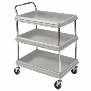 INSTOCK GRBC2030-3DG Laboratory Utility Deep Ledge Cart, Gray | CE9YPL 55PA80