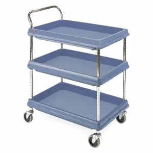 INSTOCK GRBC2030-3DMB Laboratory Utility Deep Ledge Cart, Blue | CE9YPQ 55PA84