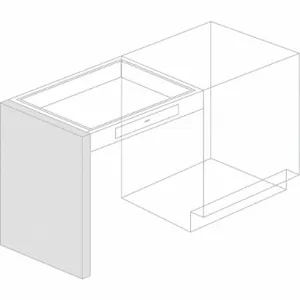 INSTOCK GRJPTPO-3522 Panel End Support, Size 2 x 22 x 35-1/8 Inch, Pearl White | CE9UBW 55NW51