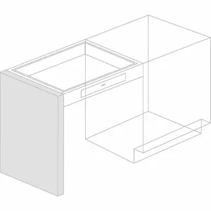 INSTOCK GRJPTPO-3522 Panel End Support, Size 2 x 22 x 35-1/8 Inch, Pearl White | CE9UBW 55NW51