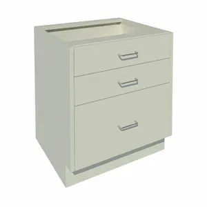 INSTOCK GRJTP070-24P Base Cabinet, Size 24 x 22 x 27-9/16 Inch, Pearl White | CF2PUC 55NV96