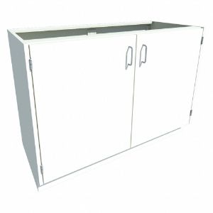 INSTOCK GRJTP103-48 Base Cabinet, Size 48 x 22 x 35-1/8 Inch, Pearl White | CF2PTM 55NW03