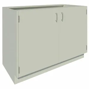 INSTOCK GRJTP103-48 Base Cabinet, Size 48 x 22 x 35-1/8 Inch, Pearl White | CF2PTM 55NW03