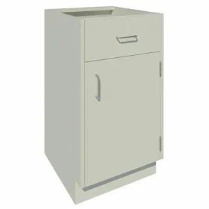 INSTOCK GRJTP118-18P Base Cabinet, Size 18 x 22 x 35-1/8 Inch, Pearl White | CF2PUE 55NW11