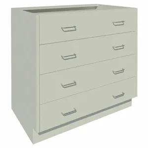 INSTOCK GRJTP121-36P Base Cabinet, Size 36 x 22 x 35-1/8 Inch, Pearl White | CF2PTU 55NW06