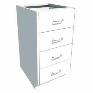 INSTOCK GRJTP122-18P Base Cabinet, Size 18 x 22 x 35-1/8 Inch, Pearl White | CF2PUD 55NW04